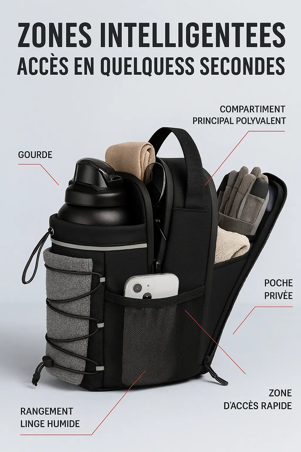 Kits & Bundles MagnoBag —  Sac + Gourde MagnoBag Fitness